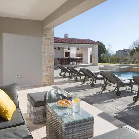 Korat For 8 People In Istria With Sauna & Children Playground Villa