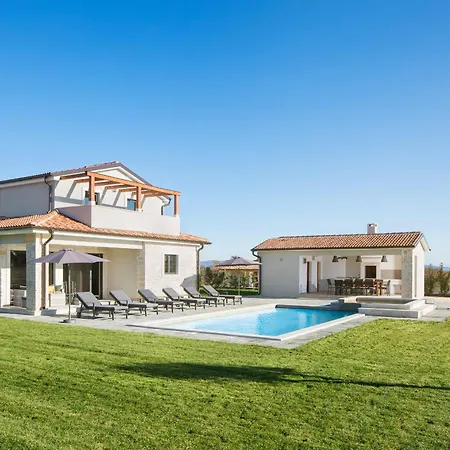Korat For 8 People In Istria With Sauna & Children Playground Villa